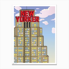 New Yorker Canvas Print