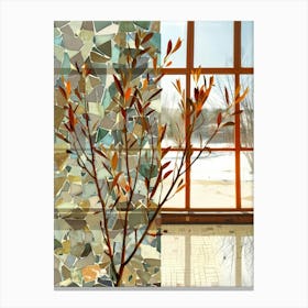 Mosaic Tile Wall Art Canvas Print