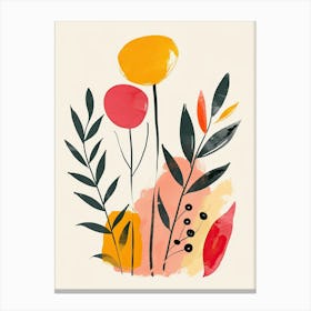 Stellar Shift Mid Century Style Canvas Print