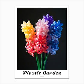 Bright Inflatable Flowers Poster Hyacinth 2 Canvas Print