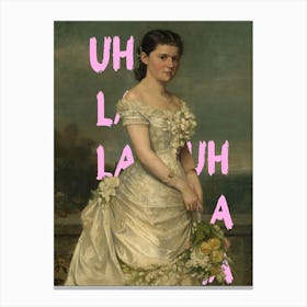 Lady In A Dress Canvas Print