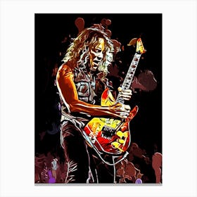 Kirk Hammett metallica band music 5 Canvas Print