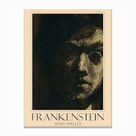 Classic Literature Art - Frankenstein Canvas Print