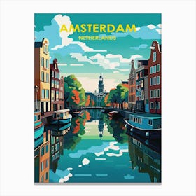 Amsterdam Travel Netherlands Canvas Print