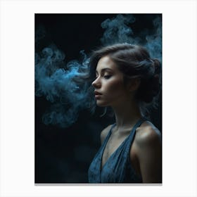 Smokey Woman Canvas Print