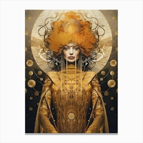 Woman In Gold 1 Canvas Print