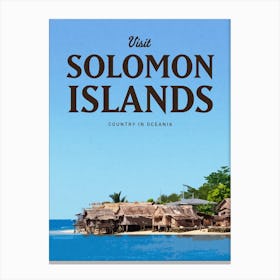 Solomon Islands Canvas Print