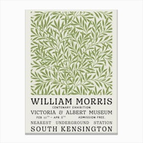 William Morris Green Vines Canvas Print