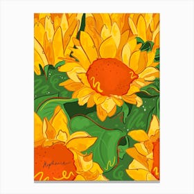 Sunflower Days Canvas Print