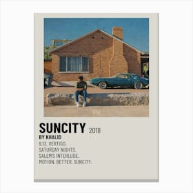 Suncity 2018 By Khalid Poster 1 Canvas Print