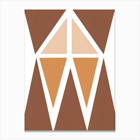 W Logo Canvas Print