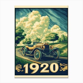 Aihrgdesign A Retro Industrial Poster Promoting Modern Automo 553426c9 9507 4522 A84c B94c1801960f 0 Canvas Print