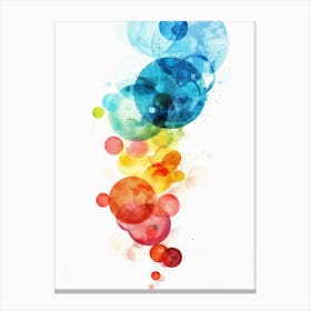 Colorful Bubbles Canvas Print Canvas Print