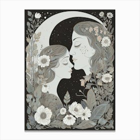 love under the moonlight Canvas Print