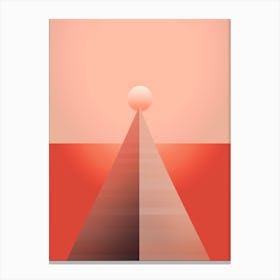 Minimalist Geometry Abstract Illustration 26 Canvas Print