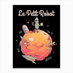 Le Petit Robot Canvas Print