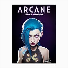 Arcane - Jinx Canvas Print