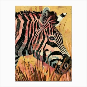 Zebra 32 Canvas Print