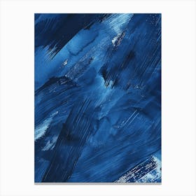 Blue Abstract Painting 1 Canvas Print