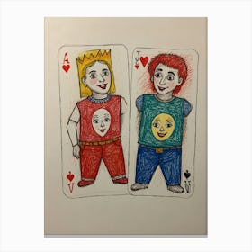 Playing Cards 1 Canvas Print