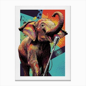 Elephant Singing Lienzo