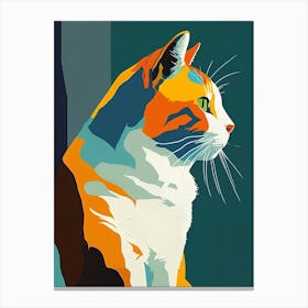 Cat Painting 4 Canvas Print