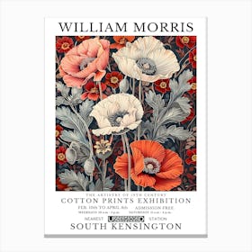 William Morris Cotton Prints Exhibition 14 Canvas Print