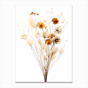 dry wildflowers Canvas Print