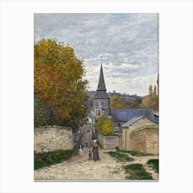 Street In Sainte Adresse (1867), Claude Monet Canvas Print
