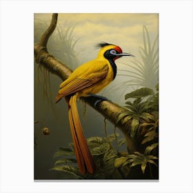 Tropical Treasure: Jungle Bird Print Canvas Print