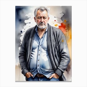 Portrait Of A Man Canvas Print