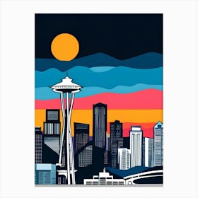 Seattle Skyline Canvas Print Canvas Print