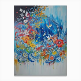 'Flora And Fauna' Canvas Print