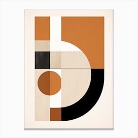Abstract Bauhaus Alchemy: Geometric Potions Canvas Print