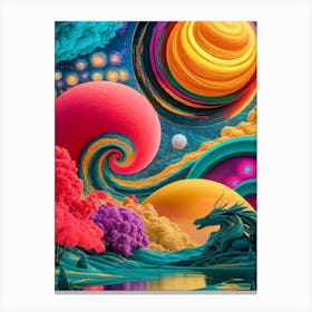 Psychedelic Art Canvas Print