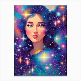 Fantasy Galaxy Girl 3 Canvas Print