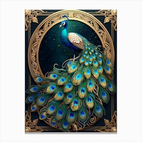 Peacock 39 Canvas Print