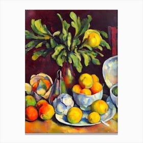 Artichoke Cezanne Style vegetable Canvas Print
