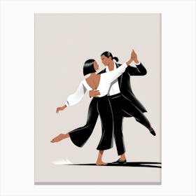 Tango Dancers 4 Canvas Print