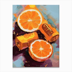 Oranges Oil Painting 3 Canvas Print