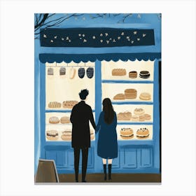 Patisserie Shop Bakery Coffee Kitchen Canvas Print