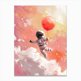 Astronaut In Space 12 Canvas Print