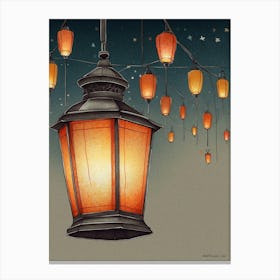Lanterns Canvas Print