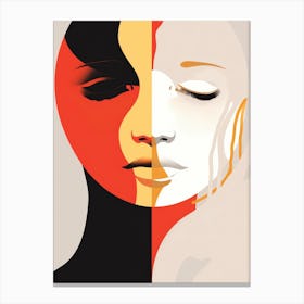 Woman'S Face 26 Canvas Print