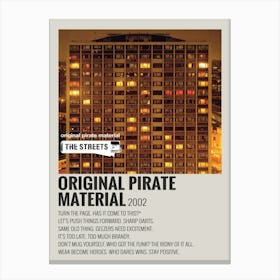 Original Pirate Material 2002 Poster 2 Canvas Print