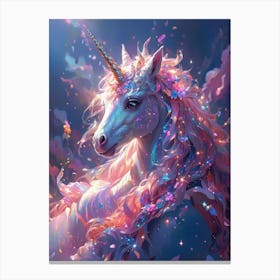 Unicorn Wallpaper Canvas Print
