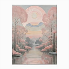 Pink Landscape Dreams no2 Toile