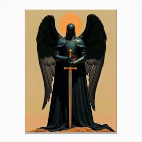 Angel Of Death,  Surrealist Canvas Print