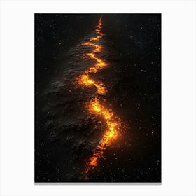 Fire In Space 1 Canvas Print