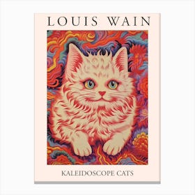 Louis Wain, Kaleidoscope Cats Poster 17 Canvas Print